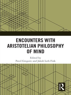 cover image of Encounters with Aristotelian Philosophy of Mind